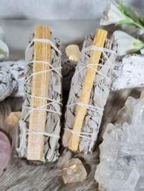 Witte Salie met Palo Santo Smudgestick 10 cm