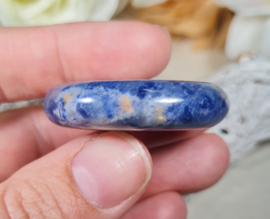 Sodaliet Platte Steen 4 cm no.1 Edelsteen Blauw