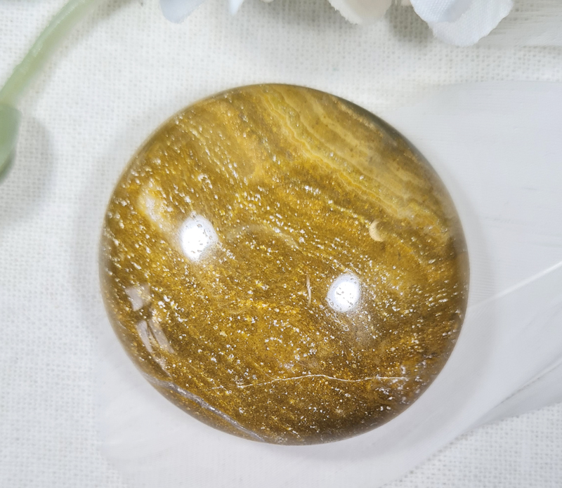 Oceaan Jaspis Groen Handsteen no.15 Edelsteen