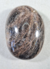 Zwarte Maansteen Palmsteen Edelsteen no.05 - 6 cm