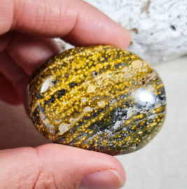 Oceaan Jaspis Handsteen no.8 Edelsteen