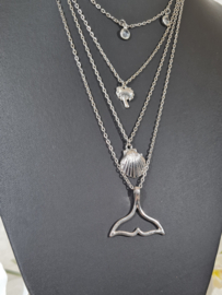 Ketting multilayer - Beachtime & Mermaid