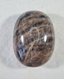 Zwarte Maansteen Palmsteen Edelsteen no.02 - 5,5 cm