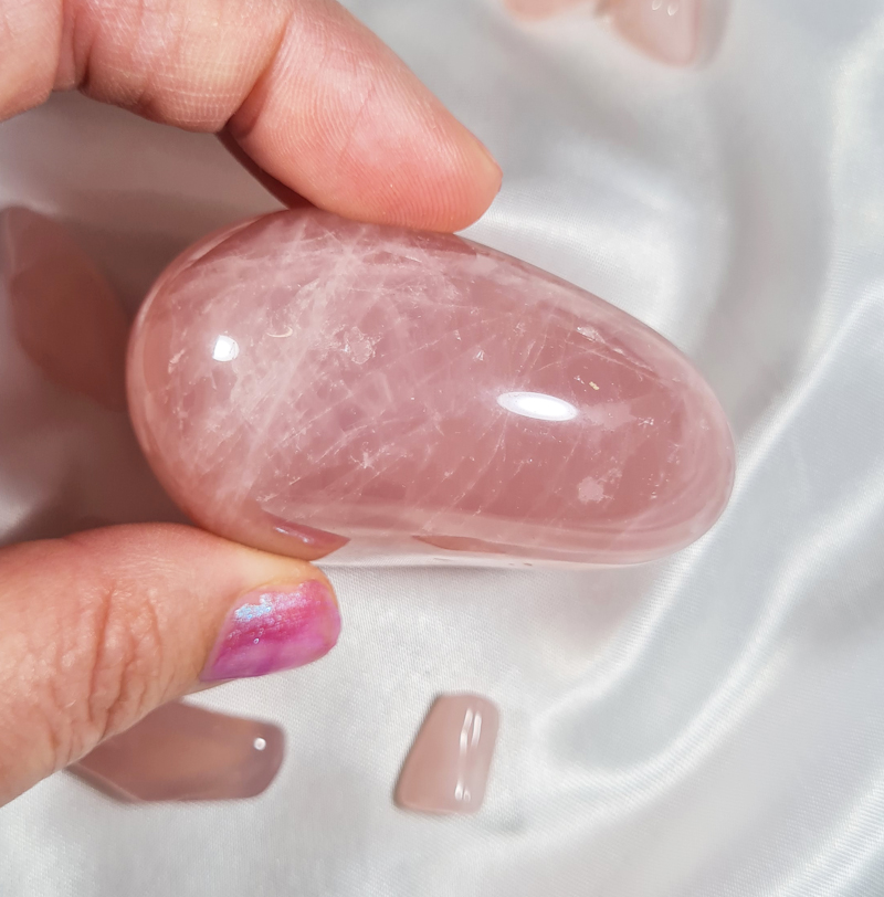 Rozenkwarts 6 cm A+ Jumbosteen Zuid - Afrika no.15