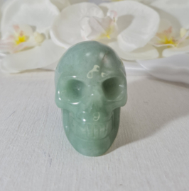 Schedel / Skull Groene Aventurijn Edelsteen - China - No.2 - 5,1cm