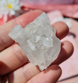 Bergkristal Cluster - Edelsteen Cluster Brazilië - Extra - no.31 - 3,5 cm