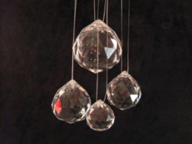 Raamhanger - Kristal - Bol - Regenboog - 4 cm - Feng Shui