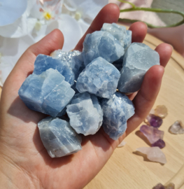 Blue Calcite Raw Mineral - per piece