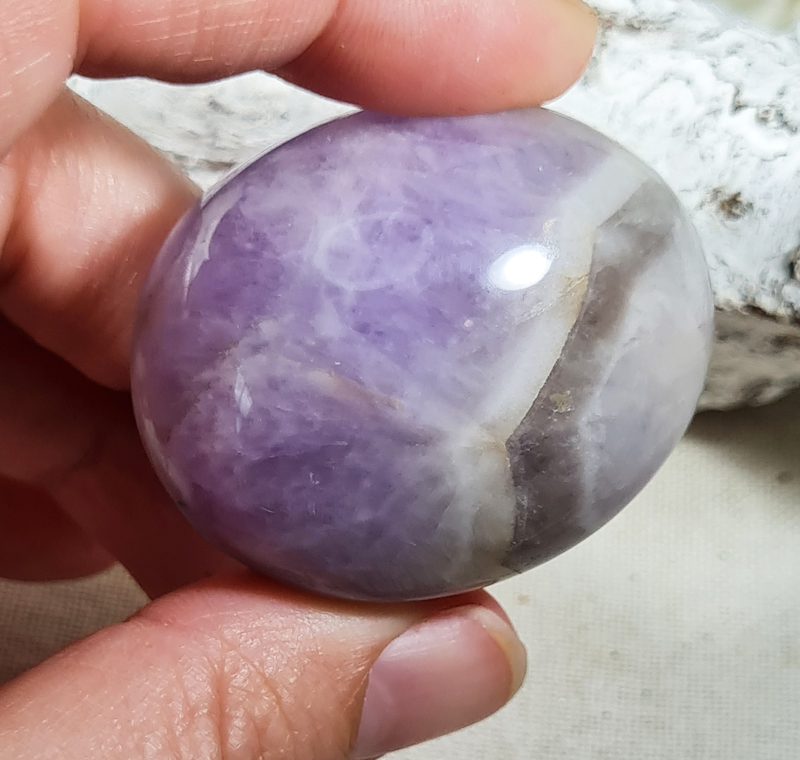 Amethist Handsteen no.6 - 4 cm Edelsteen
