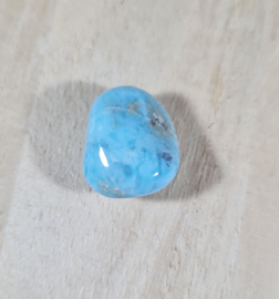 Larimar Trommelsteen - no.6 - 1,7 cm