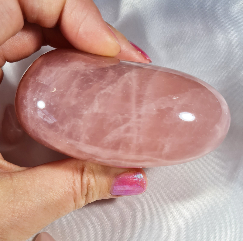 Rozenkwarts A+ - 8,5 cm - Jumbosteen Zuid - Afrika no.3