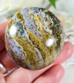 Oceaan Jaspis Handsteen no.1 Edelsteen