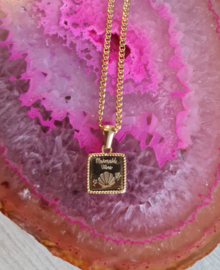 Ketting Mermaid Vibes - Quotes to live by - goudkleur