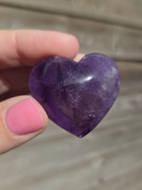 Amethist Edelsteen Hart div. soorten