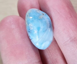 Larimar Trommelsteen - no.5 - 2 cm