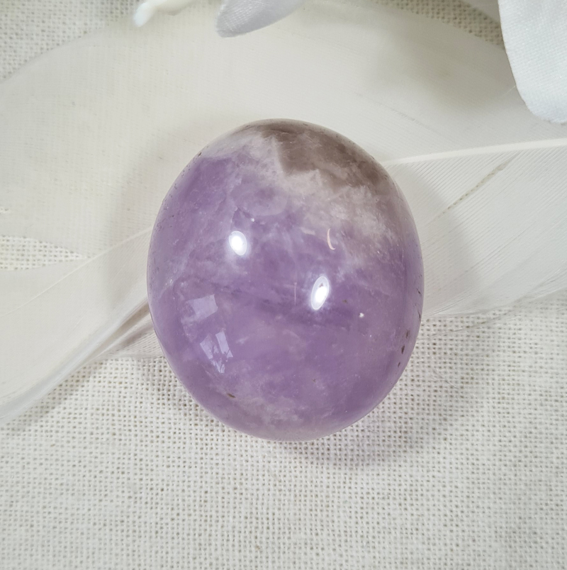 Amethist Handsteen no.10 Edelsteen 3,5 cm