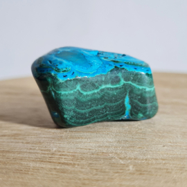 Chrysocolla Malachiet Trommelsteen no.2 - 3,5 cm