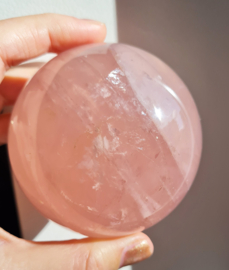 Rozenkwarts - Edelsteen bol - no.2 - 7,5 cm