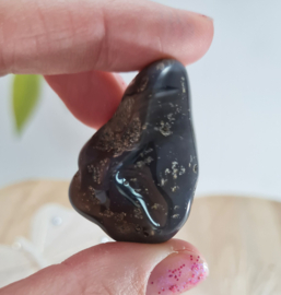 Agaat Geodine - trommelsteen - no.4 - 4 cm