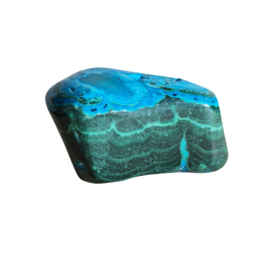Chrysocolla Malachiet Trommelsteen no.2 - 3,5 cm
