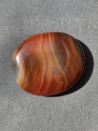 Carneool Platte Steen Edelsteen