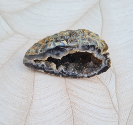 Agaat Geode Druzy Brazilië no.10 - 6 cm