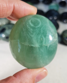 Fluoriet Groen Handsteen Edelsteen no.5 - 4,5 cm