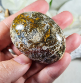 Oceaan Jaspis Handsteen no.4 Edelsteen