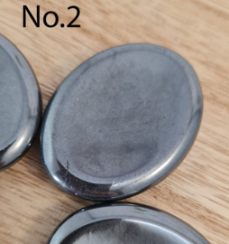 Hematiet Duimsteen - Worry Stone - Ovaal