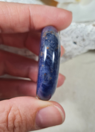 Sodaliet Platte Steen 4 cm no.3 Edelsteen Blauw