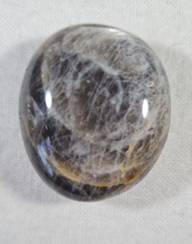 Zwarte Maansteen Palmsteen Edelsteen no.08 - 4,5 cm