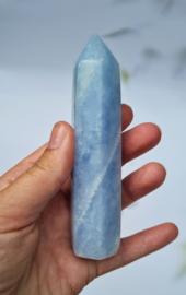 Blauwe Calciet Punt no. 2 - 12 cm
