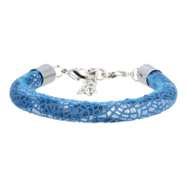 Armband - Ibiza - blauw - glitter