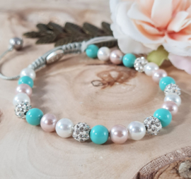 Bracelet Turquoise Gemstone - Bibiza - adjustable in length