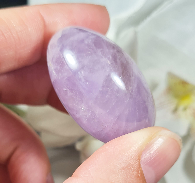 Amethist Handsteen no.10 Edelsteen 3,5 cm