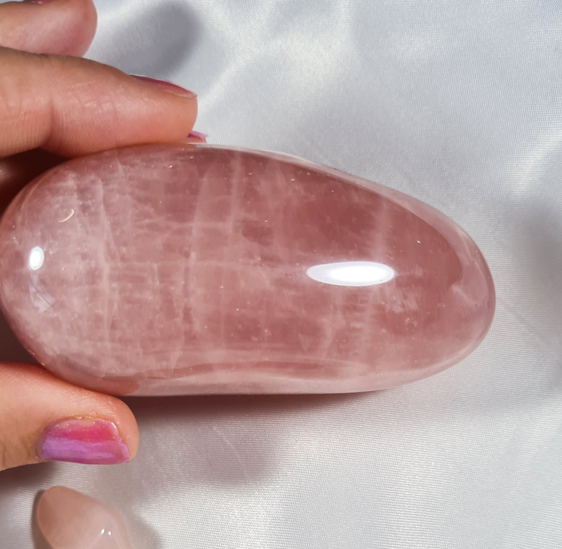 Rozenkwarts A+ - 8,5 cm - Jumbosteen Zuid - Afrika no.3