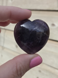Amethist Edelsteen Hart 4 cm AA