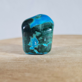 Chrysocolla Malachiet Trommelsteen no.3 - 2,5 cm