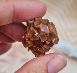 Aragoniet Roosje - Edelsteen Cluster Marokko - 3 cm