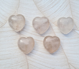 Rookkwarts Edelsteen Hart - 2 cm