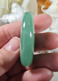 Aventurijn Groen Platte Steen no.6 - 4 cm Edelsteen