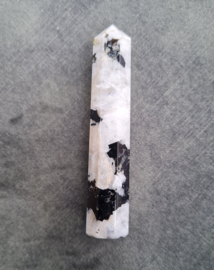 Regenboog maansteen - Obelisk - no.3 - 9,5 cm