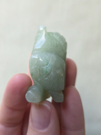 Uil Groene Aventurijn Edelsteen 4 cm - Wijsheid en Bescherming