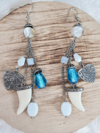 Oorbellen Shark 10 cm