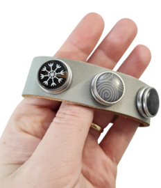 Armband 3 Clicks Grijs