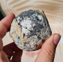 Chalcedoon - Geode - Mexico - 6 cm - Edelsteen