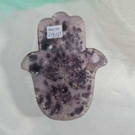 Orgonite - Hamsa Hand - Toermalijn