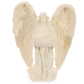 Theelichthouder - Sfeerlicht - Knielende Engel - 18 cm