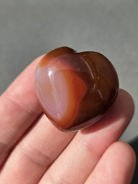 Carneool Hart 3 cm