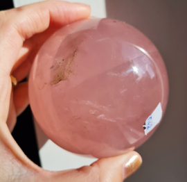 Rozenkwarts - Edelsteen bol - no.2 - 7,5 cm